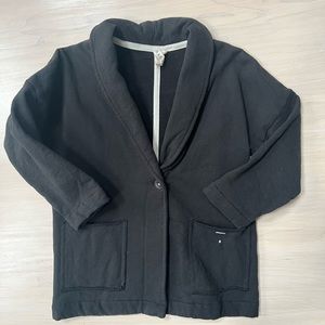 Kids Grey Label button-up jacket, black, size 3-4 years